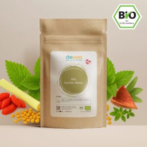 BIO Starker Mann – Belebender Bio-Kräutertee mit Gojibeeren, Zitronengras, Bockshornkleesamen & Granatapfel
