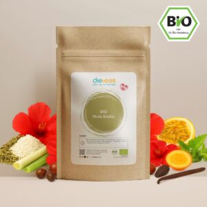 BIO Mate Exotic – Exotischer Bio-Mate-Tee mit Kokosraspeln, Maracuja, Guarana & Tonkabohne