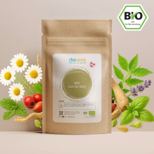BIO Zeit für Dich – Beruhigender Bio-Kräutertee mit Ashwagandha, Kamille, Lavendel & Baldrian