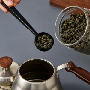 Edelstahl Messlöffel mit Clip