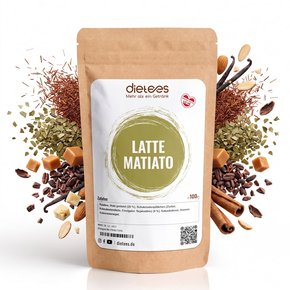 Rooibos Mate Tee mit Schokolade – Latte Matiato