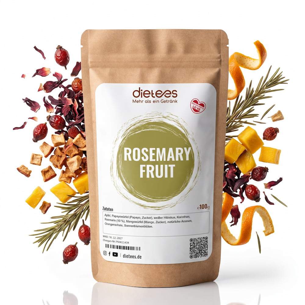 Früchtetee mit Rosmarin – Fruity Rosemary
